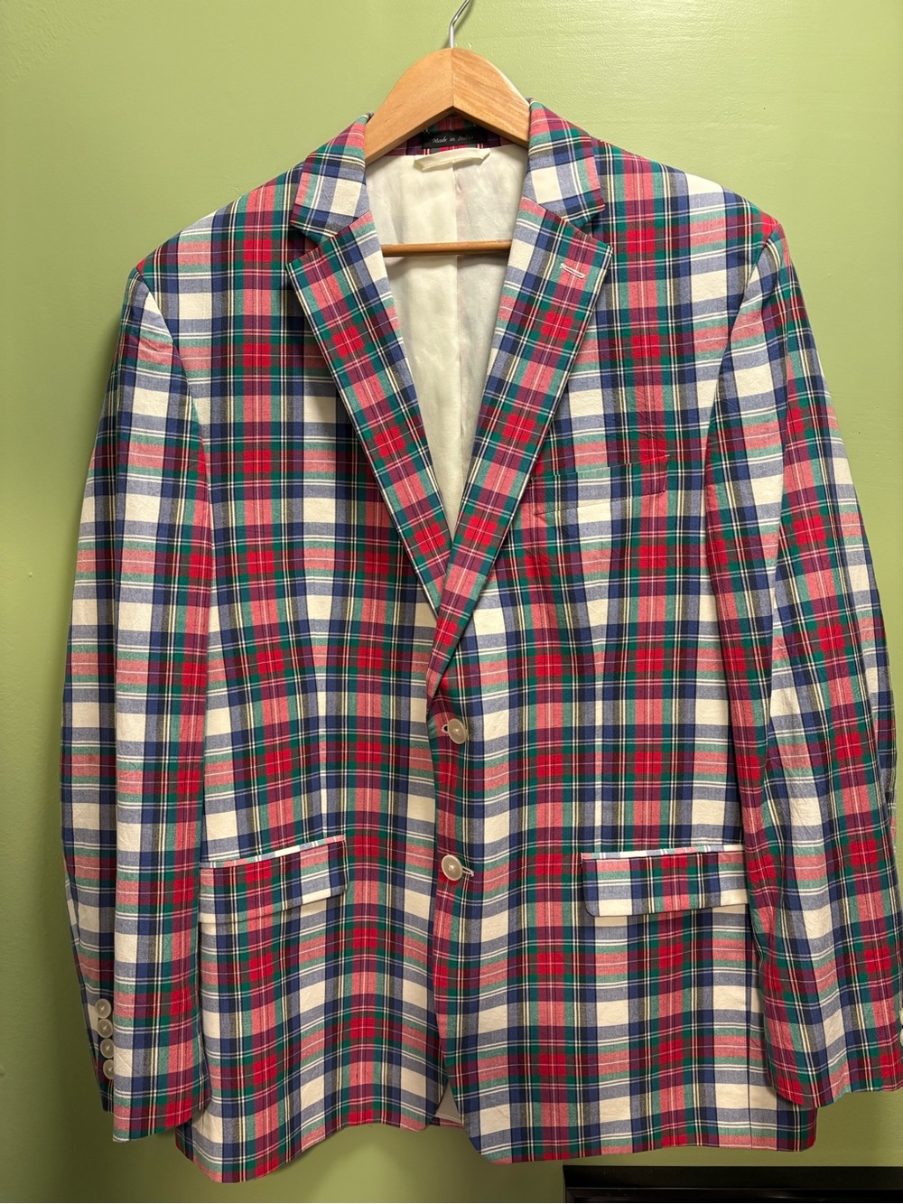 Ralph Lauren plaid blazer Ex Cond
